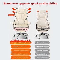 Chaise de jeu de qualité supérieure Cow Cow - Chaise pivotante ergonomique avec dossier inclinable et repose-pieds, pas d'assemblage requis pour la maison ou le bureau