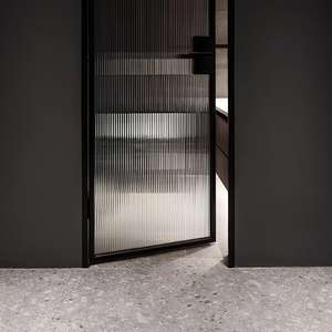 <span class=keywords><strong>Porte</strong></span> coulissante en aluminium de style français pour entrée intérieure moderne personnalisée - <span class=keywords><strong>Porte</strong></span> vitrée pivotante - Product Image 3