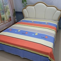 Ensemble de draps de lit en tissu grossier 100% polyester doux, ensemble de 4 pièces, draps et taies d'oreiller respirants pour toutes les saisons