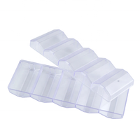 YH 100 pièces, étui à jetons de poker en acrylique transparent de haute qualité de 40 mm avec couvercle Yha-052, utilisation en intérieur
