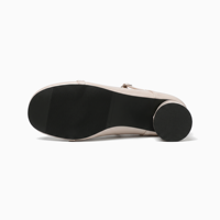 Chaussures Mary Jane pour femmes en cuir verni à talon épais de 5 cm avec nœud sur la pointe, logo personnalisé, faible MOQ, vente en gros, rehaussantes – Fabrication OEM/ODM