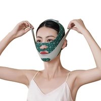 2023 plus récent vert Double menton réducteur V Line Face Lifting Bandage