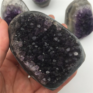 Geode di <span class=keywords><strong>Ametista</strong></span> all'ingrosso, Cluster di Cristallo, Quarzo <span class=keywords><strong>Viola</strong></span>, <span class=keywords><strong>Pietra</strong></span> da Tavolo per Feng Shui - Product Image 2