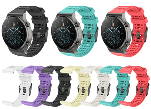 Bracelet de montre en silicone à dégagement rapide de 20mm et 22mm pour COROS <span class=keywords><strong>APEX2</strong></span> Pro PACE2 PACE3 Bracelet à trou respirant Montre de sport intelligente universelle - Product Image 3