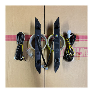 Suministro exclusivo transfronterizo para el nuevo modelo Tundra 2022-2024 con luces diurnas y luces de parrilla con detalles en amarillo. - Product Image 2