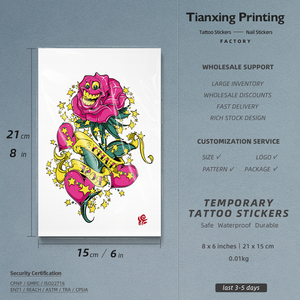 <span class=keywords><strong>Tatuajes</strong></span> Temporales Impermeables al por Mayor, Diseño Mixto, Adhesivos de <span class=keywords><strong>Tatuajes</strong></span>, <span class=keywords><strong>Tatuajes</strong></span> Falsos <span class=keywords><strong>para</strong></span> <span class=keywords><strong>el</strong></span> Cuerpo, Impermeables, Temporales, <span class=keywords><strong>para</strong></span> Mujeres y Hombres - Product Image 2
