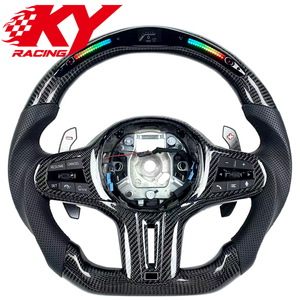 Volante Deportivo de Fibra de Carbono con Pantalla LED para BMW G30 X5 G05 G80 M3 G82 330i M550i X3 G01 LCI 540i M4 M240i G42 G20 - Product Image 1