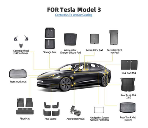 Pedal de Acelerador Automático para <span class=keywords><strong>Tesla</strong></span> <span class=keywords><strong>Model</strong></span> <span class=keywords><strong>3</strong></span> 2021 <span class=keywords><strong>2022</strong></span> <span class=keywords><strong>2023</strong></span>, Pedal de Aceleración y Freno de Acero Inoxidable, Accesorio de Tuning Interior - Product Image 2