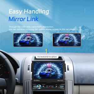 Podofo 7 "1 Din Android <span class=keywords><strong>Autoradio</strong></span> 2 + 64G Écran tactile rétractable motorisé sans fil Carplay GPS Wifi <span class=keywords><strong>Autoradio</strong></span> stéréo de voiture - Product Image 4