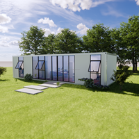 Boxspace 45 m² Maison préfabriquée en conteneur maritime détachable, design ferme, personnalisable, installation facile, bureau