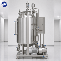 Cuve de Dégazage Sanitaire 500L en Acier Inoxydable 316L, Récipient Sous Pression pour Dégazage Sous Vide du Lait, Jus, Vin, Certifié ASME CE, Marque Chenghang
