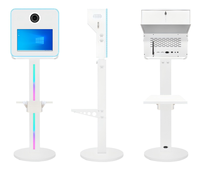 Photomaton tout-en-un avec écran tactile LED de 15,6 pouces, éclairage selfie, appareil photo reflex numérique premium, assemblage rapide, métal, garantie de 2 ans, couleur personnalisée
