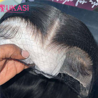 Perruque frontale complète HD en cheveux humains vierges indiens naturels, ondulés, 13x4, en gros, à prix abordable, en vente