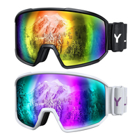 Gafas de Esquí para Adultos YL-SKI200, Gafas de Nieve con Marco Completo Resistente a los Arañazos, Revestimiento REVO, Compatibles con Casco, Logotipo Personalizado