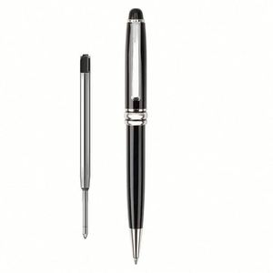 Customizable Premium Business Metal Ballpoint Pen Rotating Design <b>Logo</b> Printing Silk Screen Printing 139mm Promotional Gift - Product Image 1