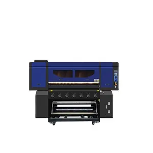 1.8M Textiel Drukmachine Hoge Kwaliteit Digitale Stof Sublimatie Printer Met 8 I3200 A1 Hoofden