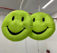 Ballon publicitaire gonflable personnalisé, visage souriant, gonflable pour décoration suspendue