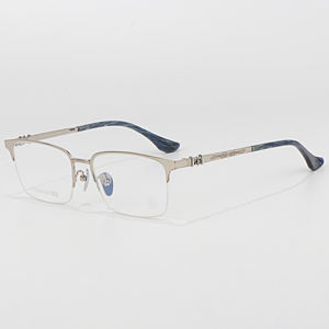 <span class=keywords><strong>Gafas</strong></span> Clásicas y Versátiles de Media Montura, Color Negro Mármol, con Graduación Óptica Multifocal, Marca de Lujo, Calidad Superior - Product Image 1