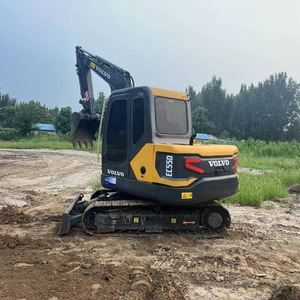 Excavadora de cadenas Volvo EC55D usada, miniexcavadora midi, modelo 2020, con certificación CE, motor y bomba, en venta para construcción - Product Image 2
