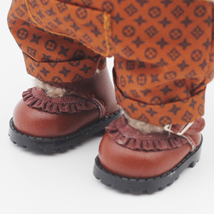 Poupée de 17 cm, poupée en coton de 10 cm, chaussures en cuir <span class=keywords><strong>pour</strong></span> poupée de 3,8*2,3 cm - Product Image 3