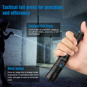 Trustfire T30R Chiến Thuật Laser Đèn Pin Với Tầm Dài 1100 Meter Chùm Mạnh Mẽ Nhất Lep Ánh Sáng Có Thể Sạc Lại LED Bóng Đèn - Product Image 4