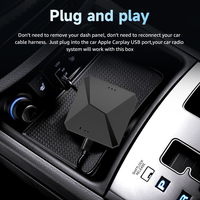 Adaptateur Mini CarPlay Filaire vers Sans Fil en Gros, Dongle Android Auto 3-en-1, Boîtier Intelligent IA pour CarPlay