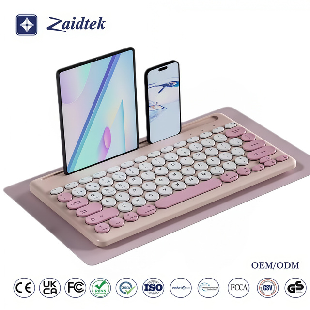 Dual Infrared Wireless Non-Mechanical Dual-Mode Keyboard Mouse Set 3200dpi Waterproof Feature Compatible Laptops Mobile Phones