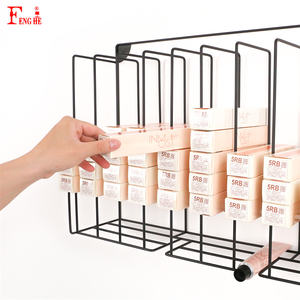 Support organisateur de tube de couleur de cheveux de salon en métal noir, support de stockage de colorant mural pour l'affichage à domicile de <span class=keywords><strong>studio</strong></span> de beauté - Product Image 1