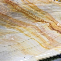 Panneau mural en marbre italien arc-en-ciel impression quartzite mur de fond en granit naturel pour villa unités murales TV conceptions pour la maison