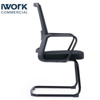Chaise de bureau de direction moderne Support lombaire ergonomique Chaise pivotante réglable en tissu maillé Poste de travail Maison PU Métal Mousse Fer
