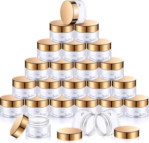 1oz 2oz 4oz 16oz Thick <b>PS</b> Luxury Cosmetic Packaging Empty Nail Dipping Powder Glitter Containers Frosted Cosmetic Jar Skin Care - Product Image 1