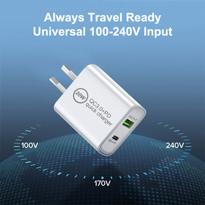 Huawei — <span class=keywords><strong>chargeur</strong></span> mural 20W usb PD + QC3.0, adaptateur secteur AU, avec <span class=keywords><strong>prise</strong></span> américaine/EU/UK/AU, pour <span class=keywords><strong>iPhone</strong></span> 12/<span class=keywords><strong>11</strong></span>/X iPad Sam - Product Image 5