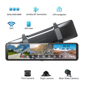 12 ''3chs máy ảnh ahd1080p gương xe DVR Carplay <span class=keywords><strong>Android</strong></span> Auto Wifi Xe Video Recorder gương đậu xe màn hình - Product Image 2