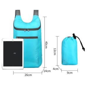 Sac à dos de randonnée imperméable, léger et pliable pour les voyages, le camping, les activités de plein air, sac à dos de randonnée portable 20L - Product Image 3