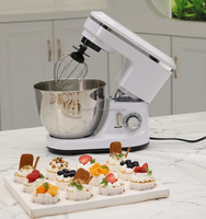Machine électrique de mélangeur de nourriture d'appareils ménagers avec le bol de mélange et le crochet de pâte pour le mélange de gâteau
