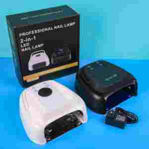 Secador de esmalte de gel de uñas LED UV recargable portátil de 72W lámpara de uñas inalámbrica más fuerte - Product Image 1