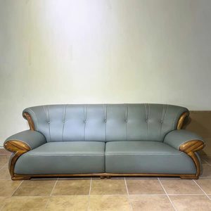 Ebony Leather <b>Sofa</b> New <b>Chinese</b> Modern Light Luxury Furniture <b>Sofa</b> Sets European Solid Wood Royal <b>Sofa</b> - Product Image 5
