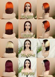 Haute qualité 13*4 dentelle avant courte Bob perruque vietnamien HD dentelle Bob frontal Transparent sans colle haute définition pleine dentelle <span class=keywords><strong>Wiggins</strong></span> - Product Image 6