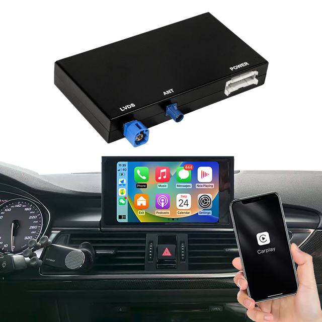 Wireless Apple CarPlay Android Auto Decoder Module Interface Kit for Audi A1 A3 A5 A6 A8 Q2 Q3 Q5 Q7 S4 S5