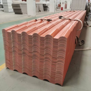 Tuiles de toit Roma imperméables pour villas de style europé<span class=keywords><strong>en</strong></span>, feuille de revêtement <span class=keywords><strong>en</strong></span> PVC résine ASA pour toitures de bâtiments - Product Image 2