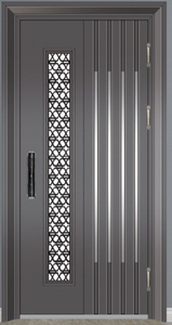 Cửa an ninh bằng thép không gỉ chống trộm cổng biệt thự với bề mặt hoàn thiện tùy chỉnh màu sắc và kích thước Bảo hành 3 năm - Product Image 3