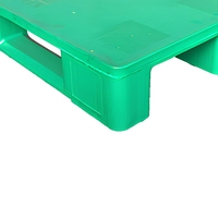 Palette Euro en HDPE 1200x1000 4 voies, palette en plastique recyclable robuste pour le stockage en entrepôt industriel