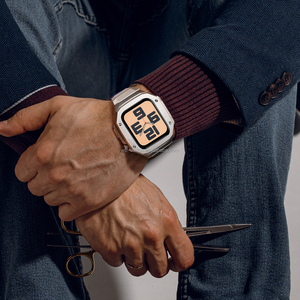 Nuevo Diseño de Correa de Titanio para Reloj Inteligente, Compatible con Apple Watch Series 9, 10, 11, Ultra 1, 2, 3, 42mm, 46mm, 49mm - Product Image 1