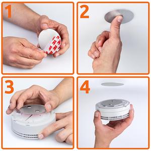 Coussinets magnétiques auto-adhésifs <span class=keywords><strong>de</strong></span> haute qualité détecteurs <span class=keywords><strong>de</strong></span> fumée néodyme Ndfeb N35 feuille <span class=keywords><strong>de</strong></span> disque revêtu d'or soudage <span class=keywords><strong>de</strong></span> coupe personnalisé - Product Image 6