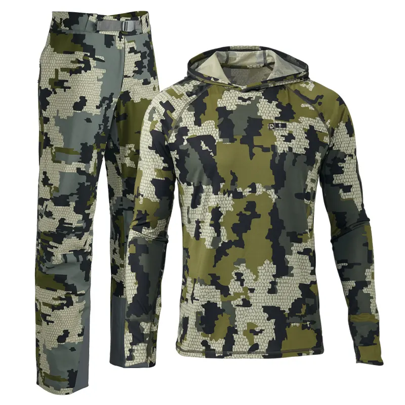 Großhandel Camouflage Jagd bekleidung Herren Hoodie Herbst Jagd Kleidung Set