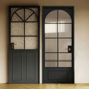 Puerta Interior de Acero Estilo Industrial Crittall Sin Vidrio - Product Image 3