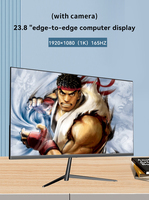 Oem Nieuwe 23.8 Inch Gaming Monitor 165Hz 2K Bureau Display Computer Pc Lage Prijs Led Monitor Gebogen