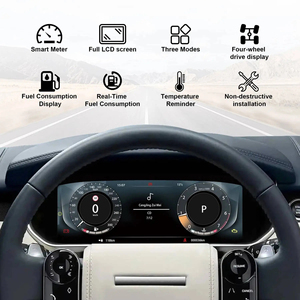 แผงหน้าปัดดิจิตอล LCD สำหรับ Jaguar F-Type ปี 2013-2020 พร้อม GPS, แผงหน้าปัด Carplay, ห้องนักบินเสมือน, มาตรวัดความเร็ว, มาตรวัดระยะทาง ขนาด 12.3 นิ้ว - Product Image 4