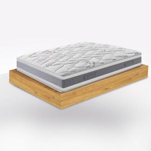 Materasso ad aria Memory, 120x190 cm, misura 1.5, con molle tradizionali e memory foam - Product Image 1