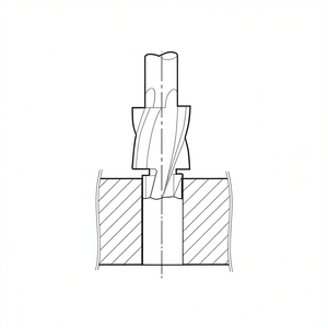 Fervi Conexión Cilíndrica, Rodillo de Roscado de Grado Fino para Contrafilo - Product Image 2